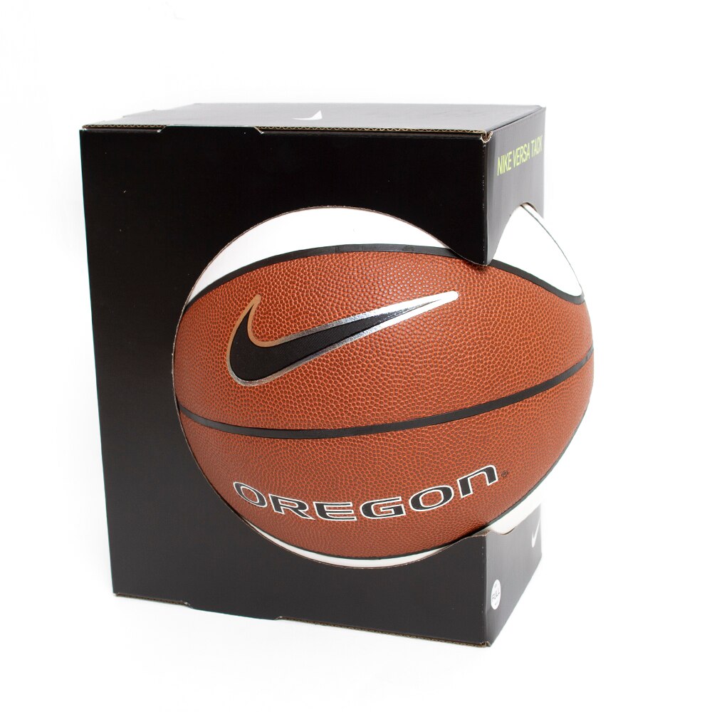 Classic Oregon O, Nike, White, Balls, Sports, Basketball, Autograph, Composite Synthetic Leather, Official Size, 267512